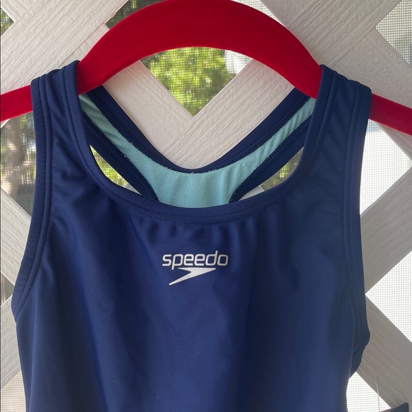 Speedo Girl's Closed Racerback Swimsuit - Picture 3 of 10
